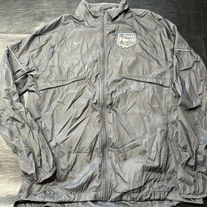 Nike 2014 Final Four Windbreaker - Black Grey Hooded Lightweight Jacket